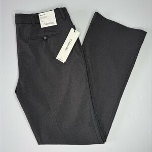Calvin Klein Modern Fit Dress Pants Womens 6 Gray Suit Slacks NWT
